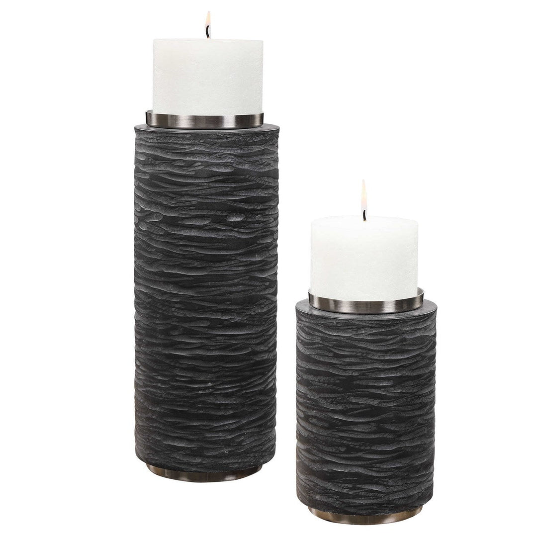 Strathmore Candleholders, S/2
