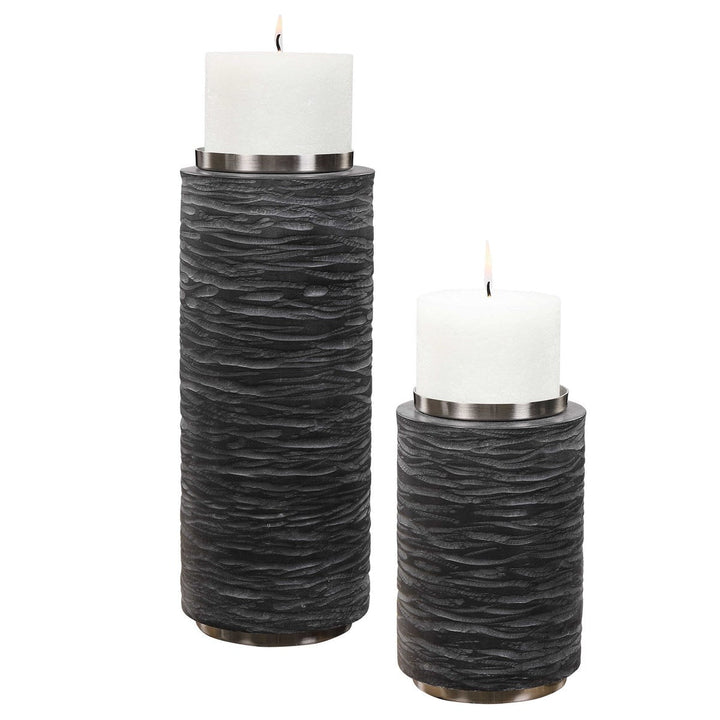 Strathmore Candleholders, S/2