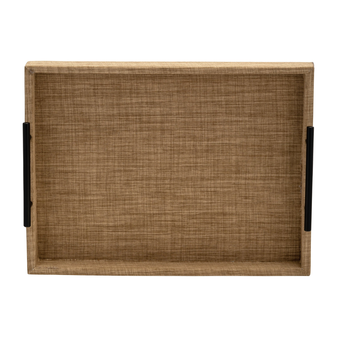 S/2 16/18"L COTTON TRAYS, BROWN