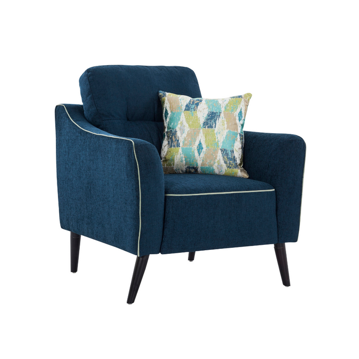 Anchorage Aura Dark Blue Sofa Set