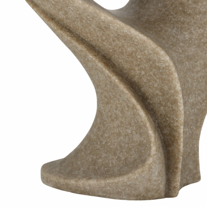 18" Flowood Brown Quartz Resin Statuary