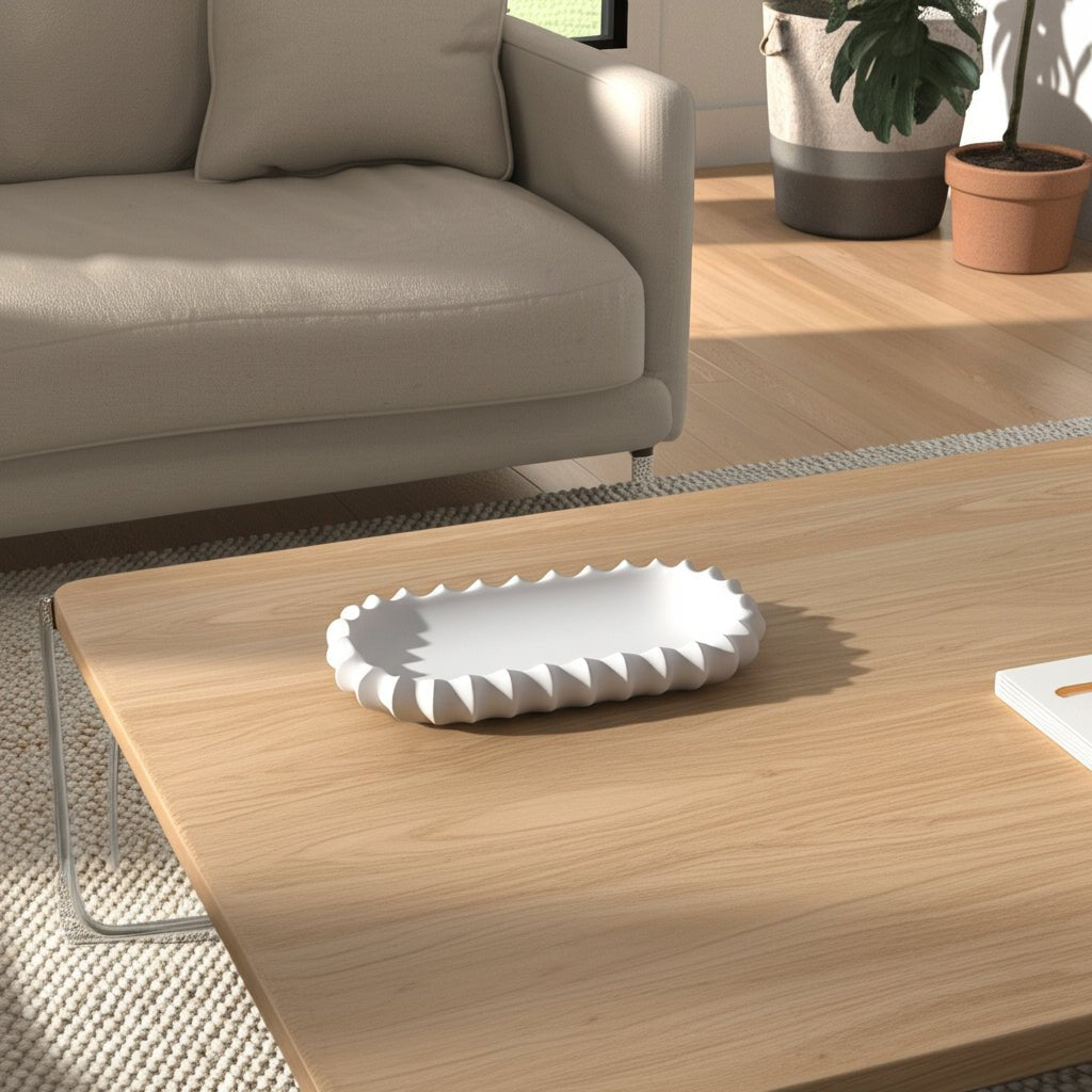 18" Tivia Ceramic Tray