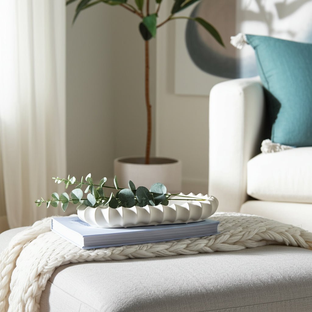 18" Tivia Ceramic Tray