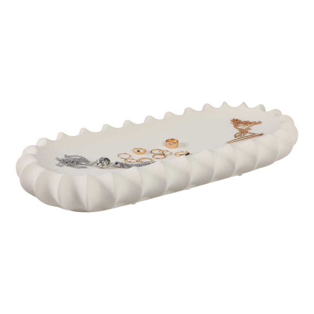 18" Tivia Ceramic Tray