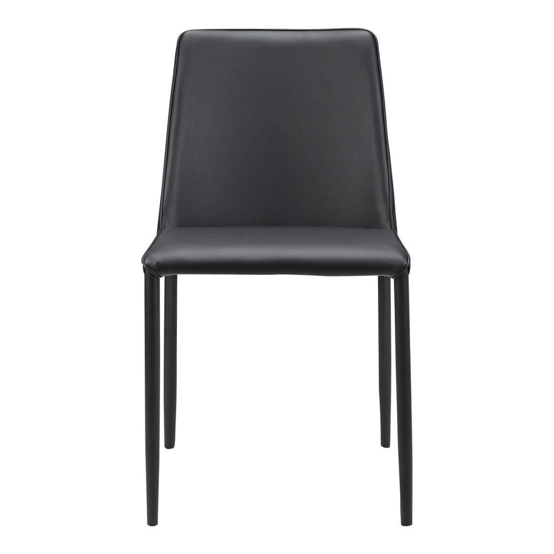 Nora Dining Chair Black Vegan Leather