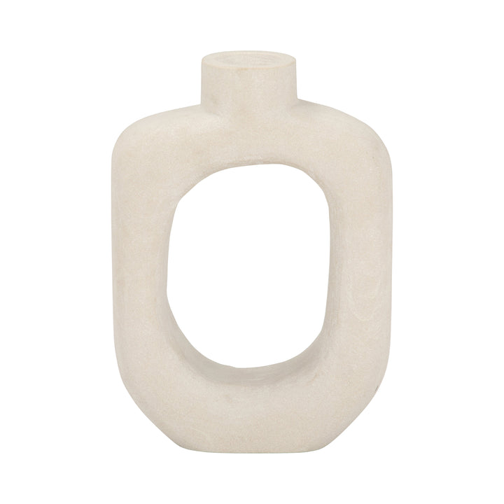 STONE, 10" OPEN CUT VOTIVE HOLDER, NATURAL