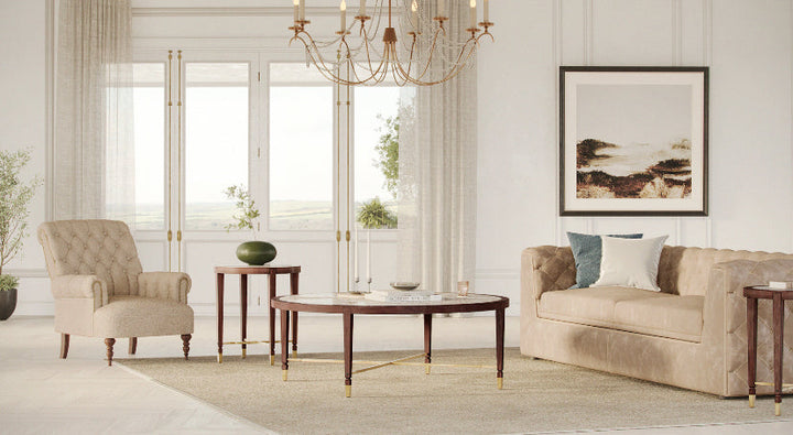 Diwan SILVER ROUND SIDE TABLE