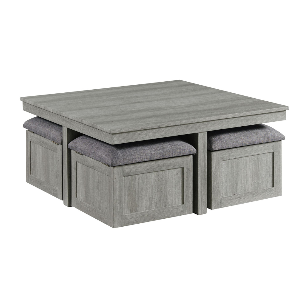 Uster Coffee Table W/ Four Stools
