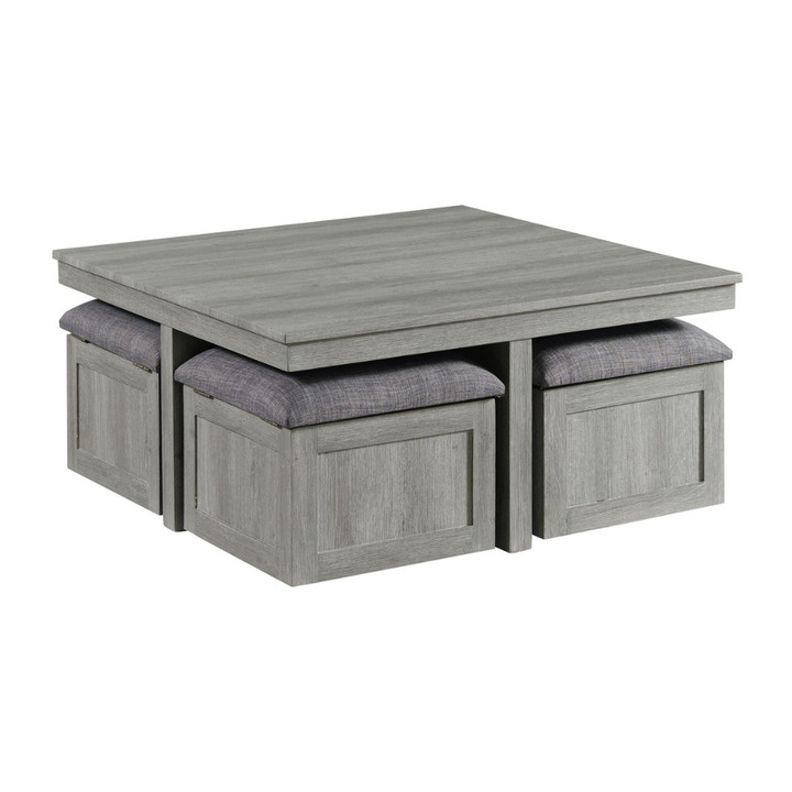 Uster Coffee Table W/ Four Stools