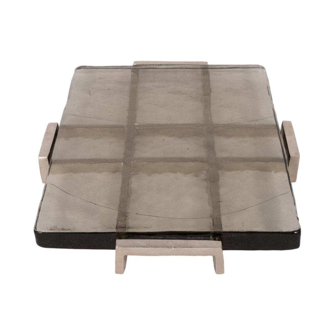 19" Kingston Silver Rectangle Tray
