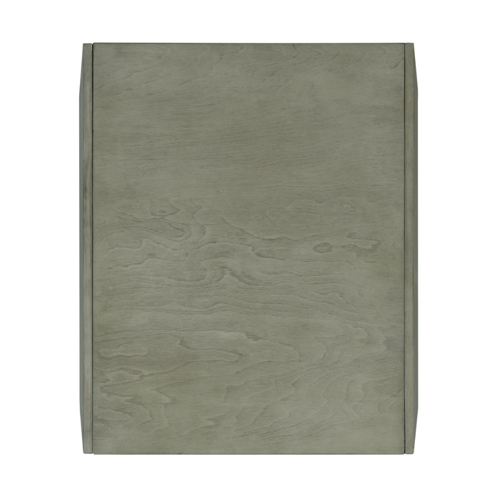 Gordon Rectangular End Table In Grey