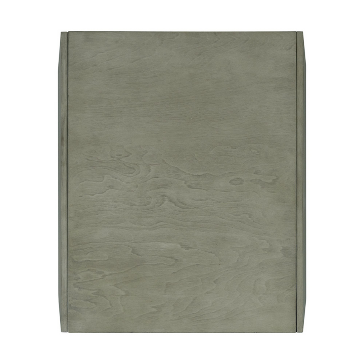 Gordon Rectangular End Table In Grey