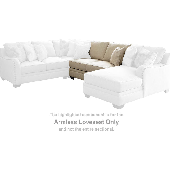 Luxora ARMLESS LOVESEAT