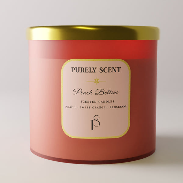 Peach Bellini Candle 400 gm
