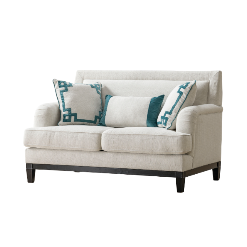 Greek Key Off White Sofa Set