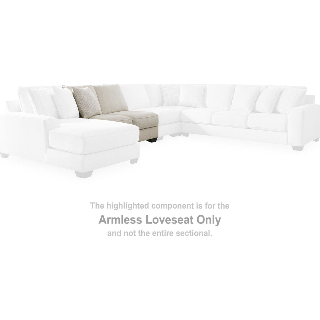 Lerenza Armless Loveseat