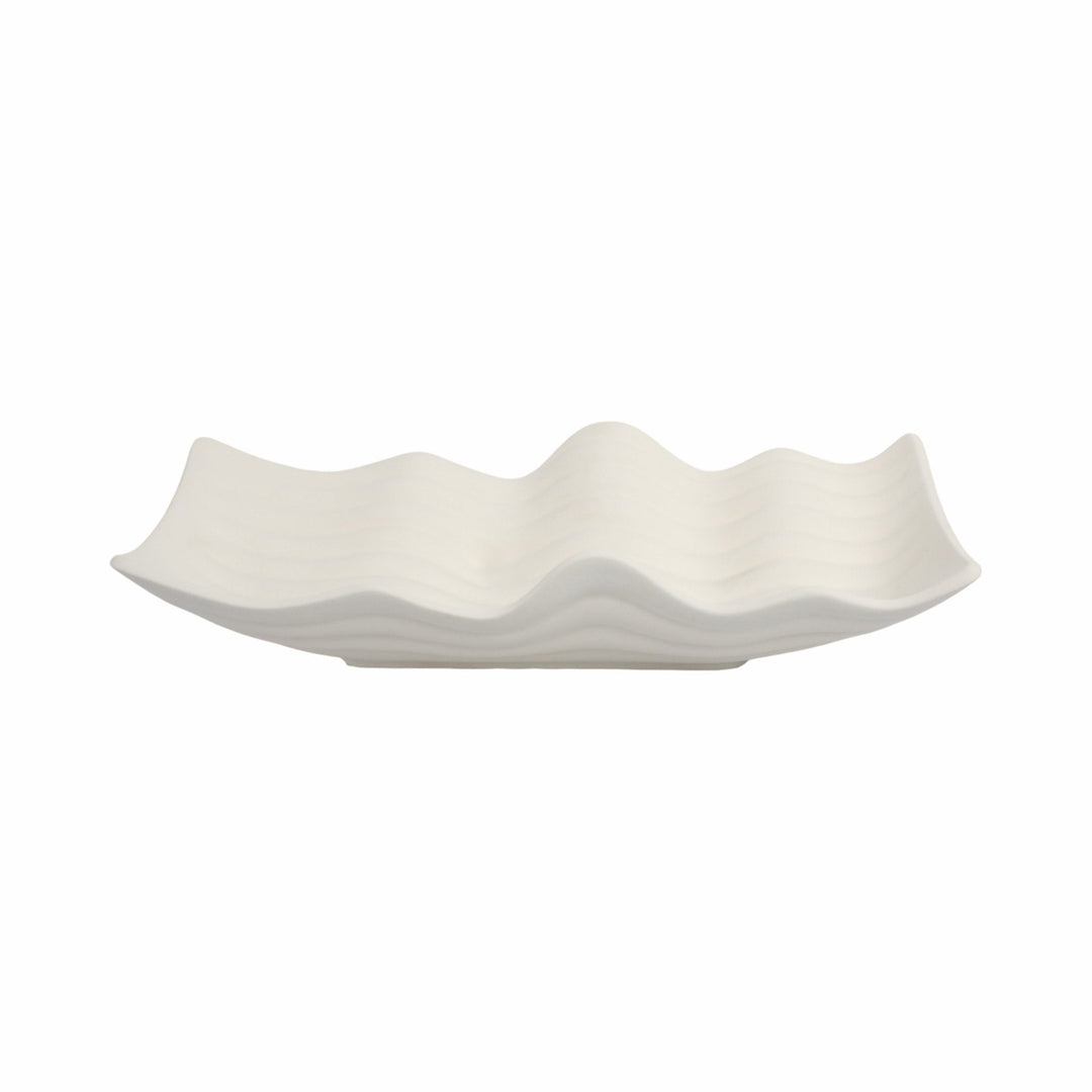 20" Chavelle Oversized Tray, Ivory