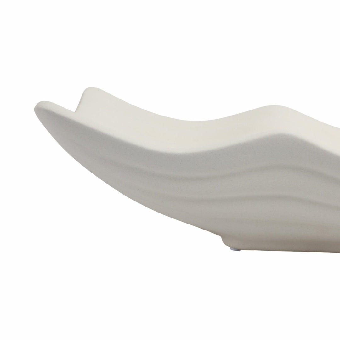 20" Chavelle Oversized Tray, Ivory