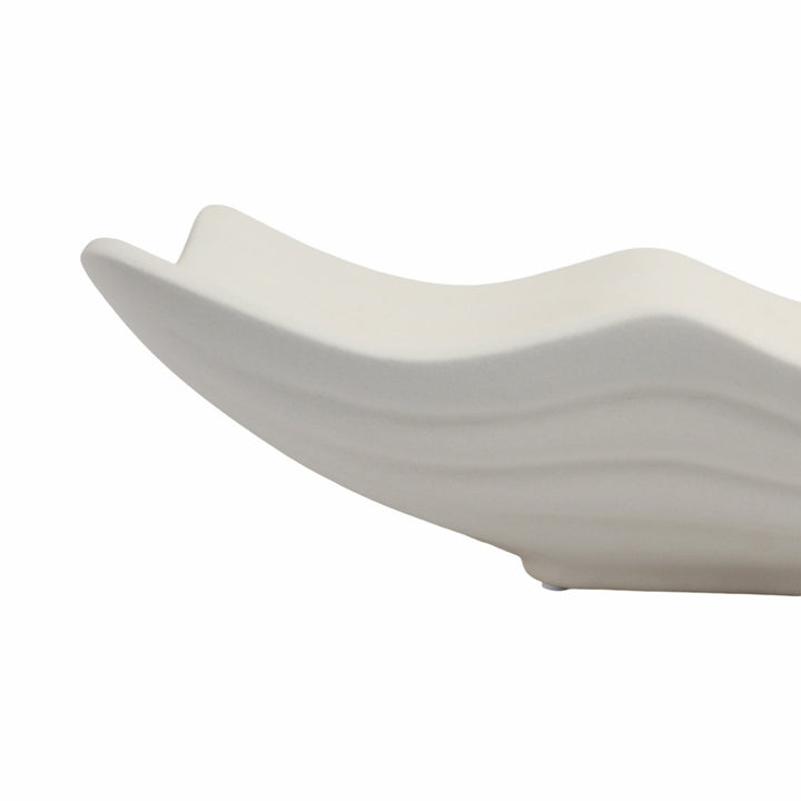 20" Chavelle Oversized Tray, Ivory