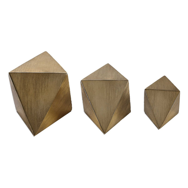 Rhombus Sculptures, S/3