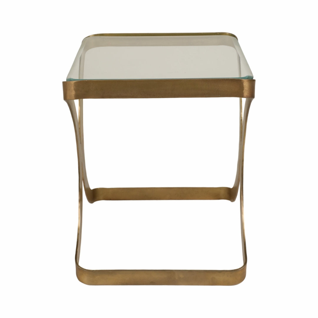 24" Melease Forged Iron Accent Table