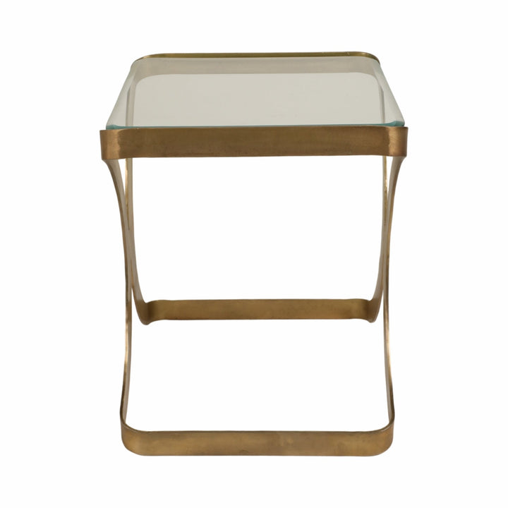 24" Melease Forged Iron Accent Table