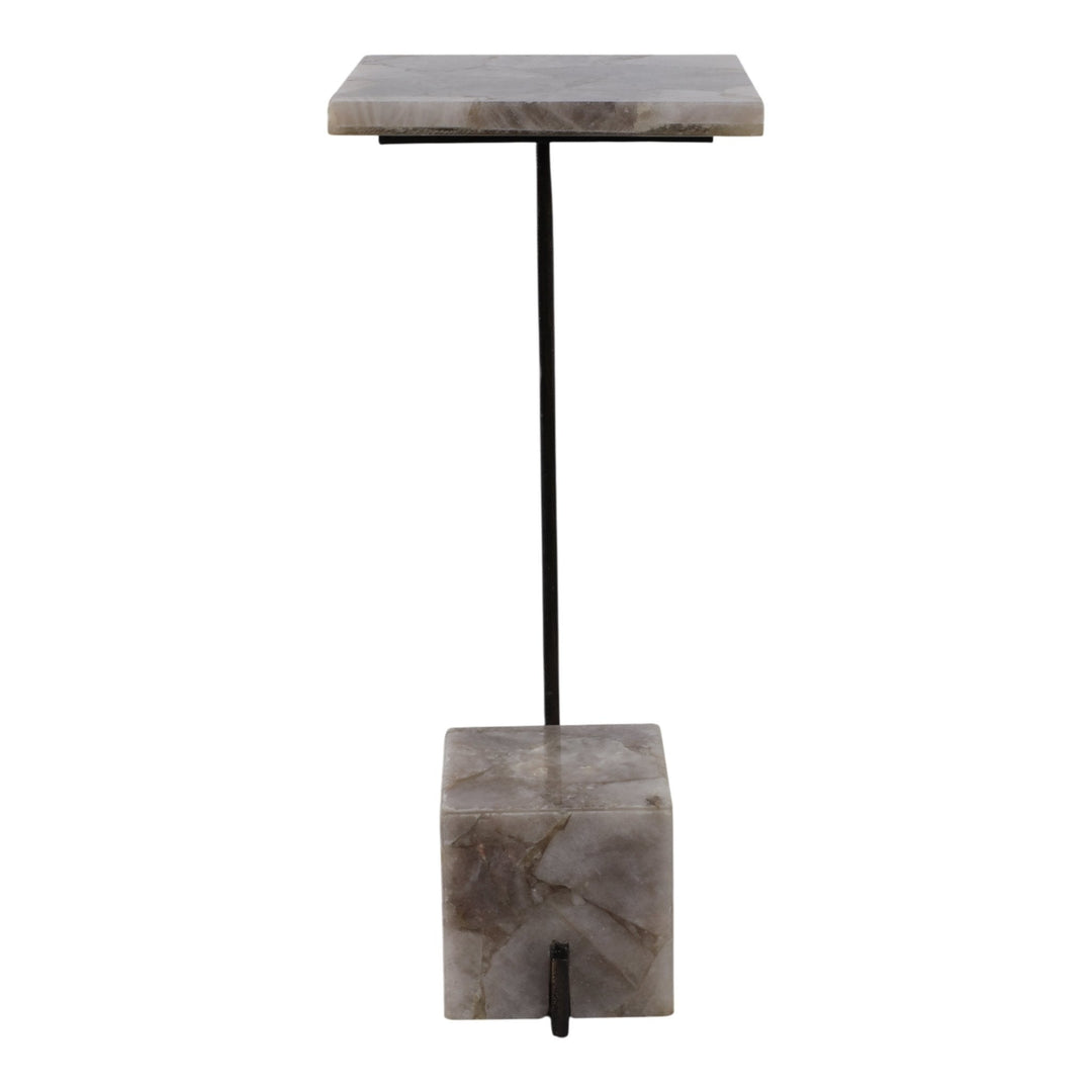 24" ROLLA SMOKEY QUARTZ SMALL COCKTAIL TABLE