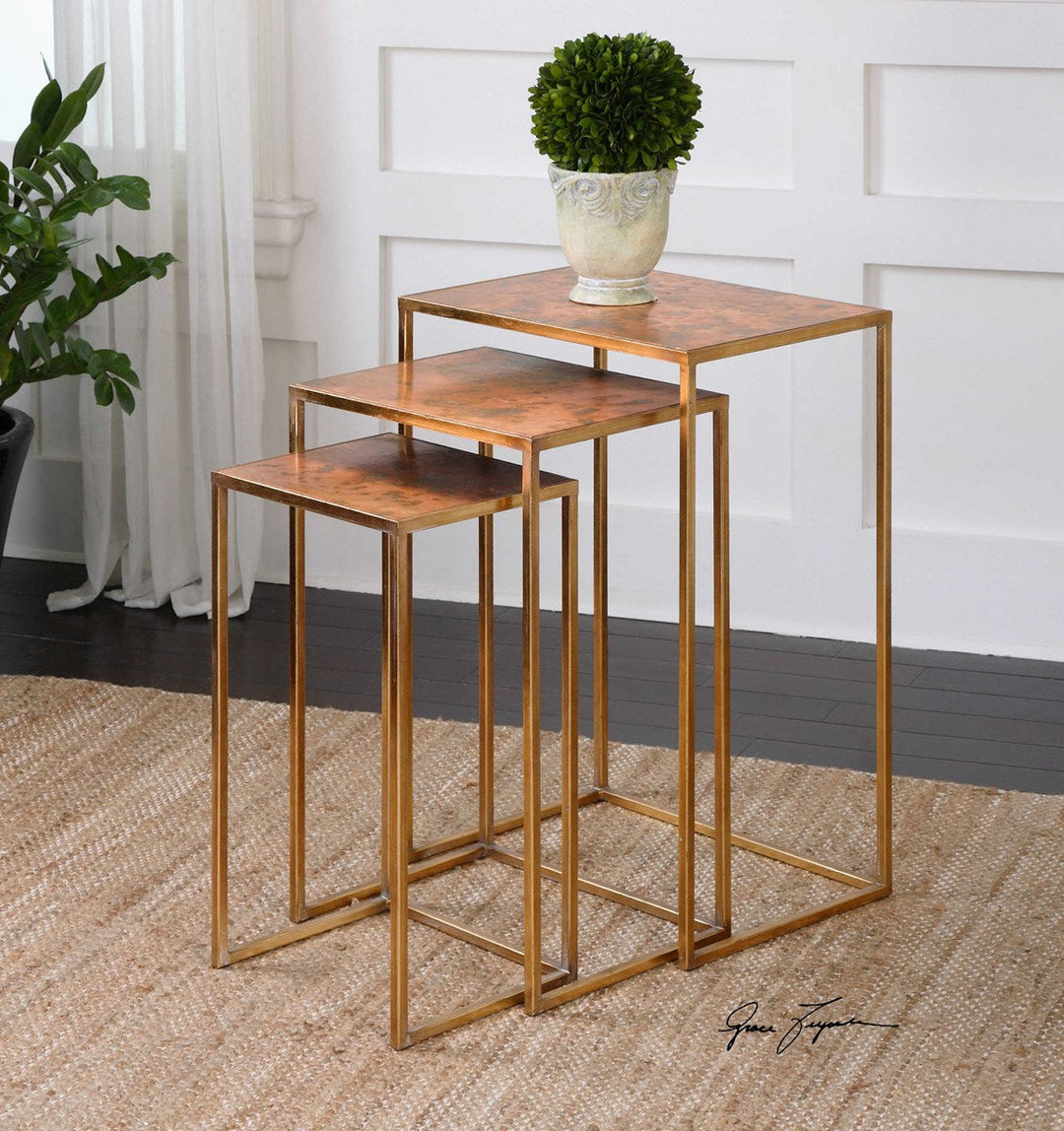 Copres Nesting Tables, S/3