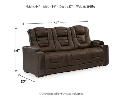 Owner's Box Power Reclining Sofa (213.36cm)