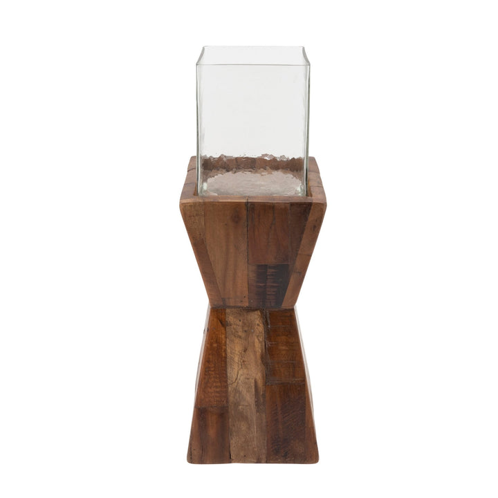 24.5"H HURRICANE ON A DIMENSIONAL STAND, BROWN