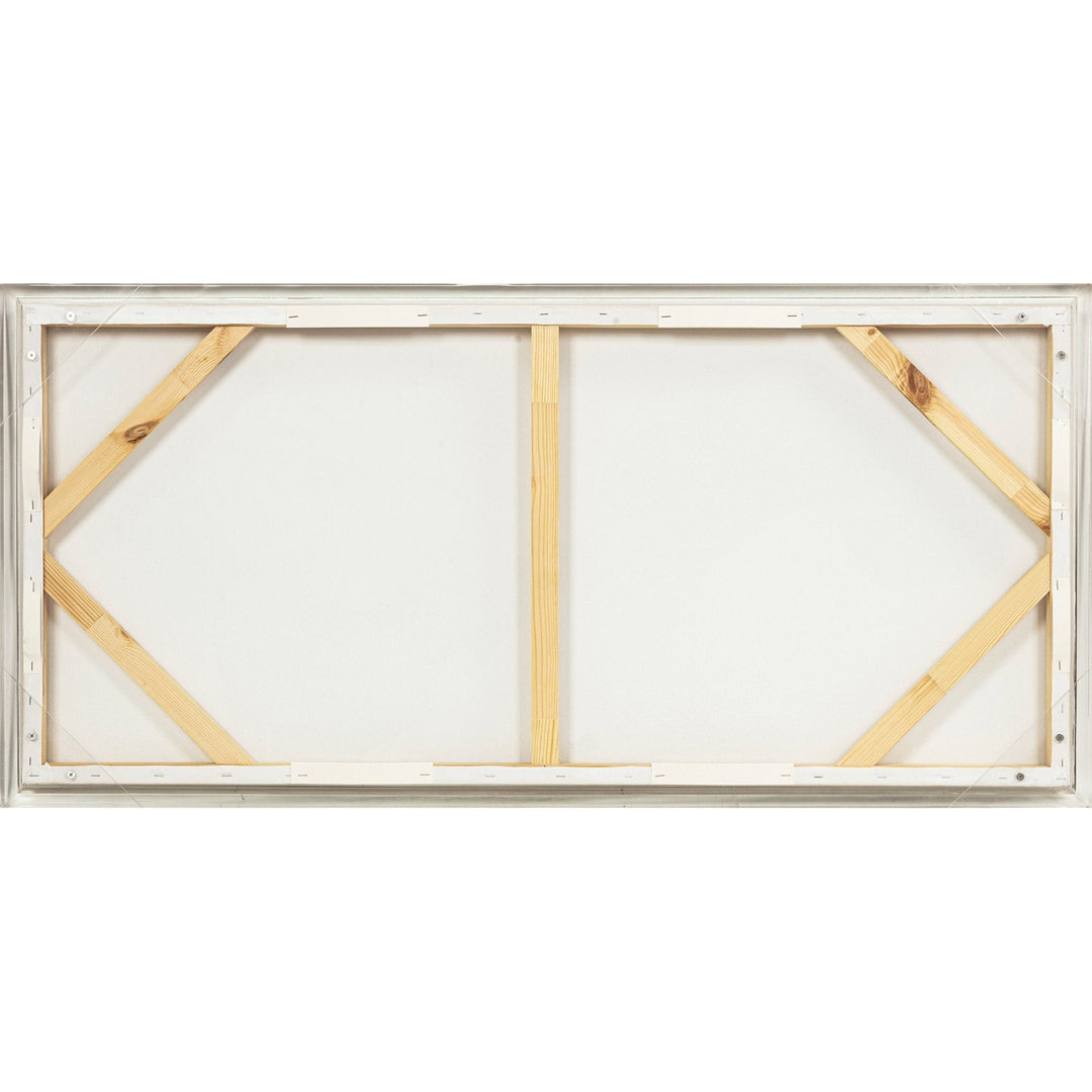 24x50 Truro Acrylic Frame Handpainted Wall Art