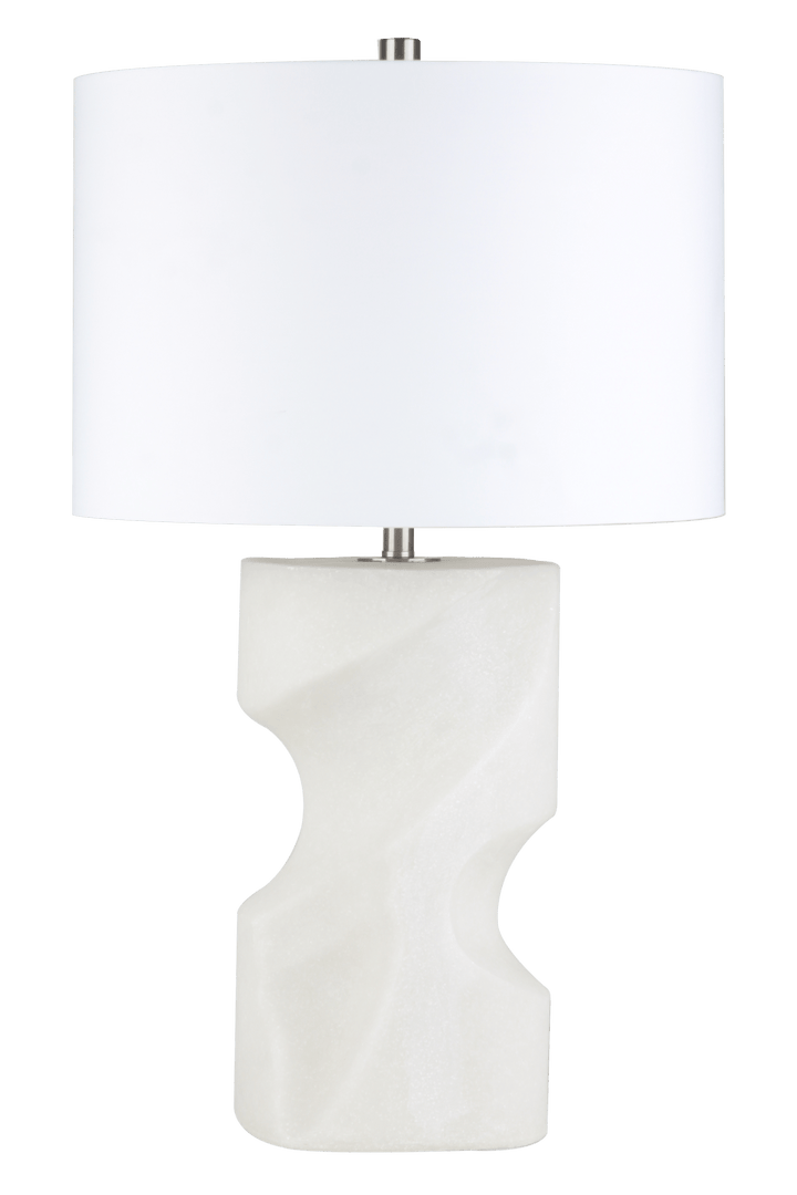 25" LARAMIE QUARTZ RESIN TABLE LAMP