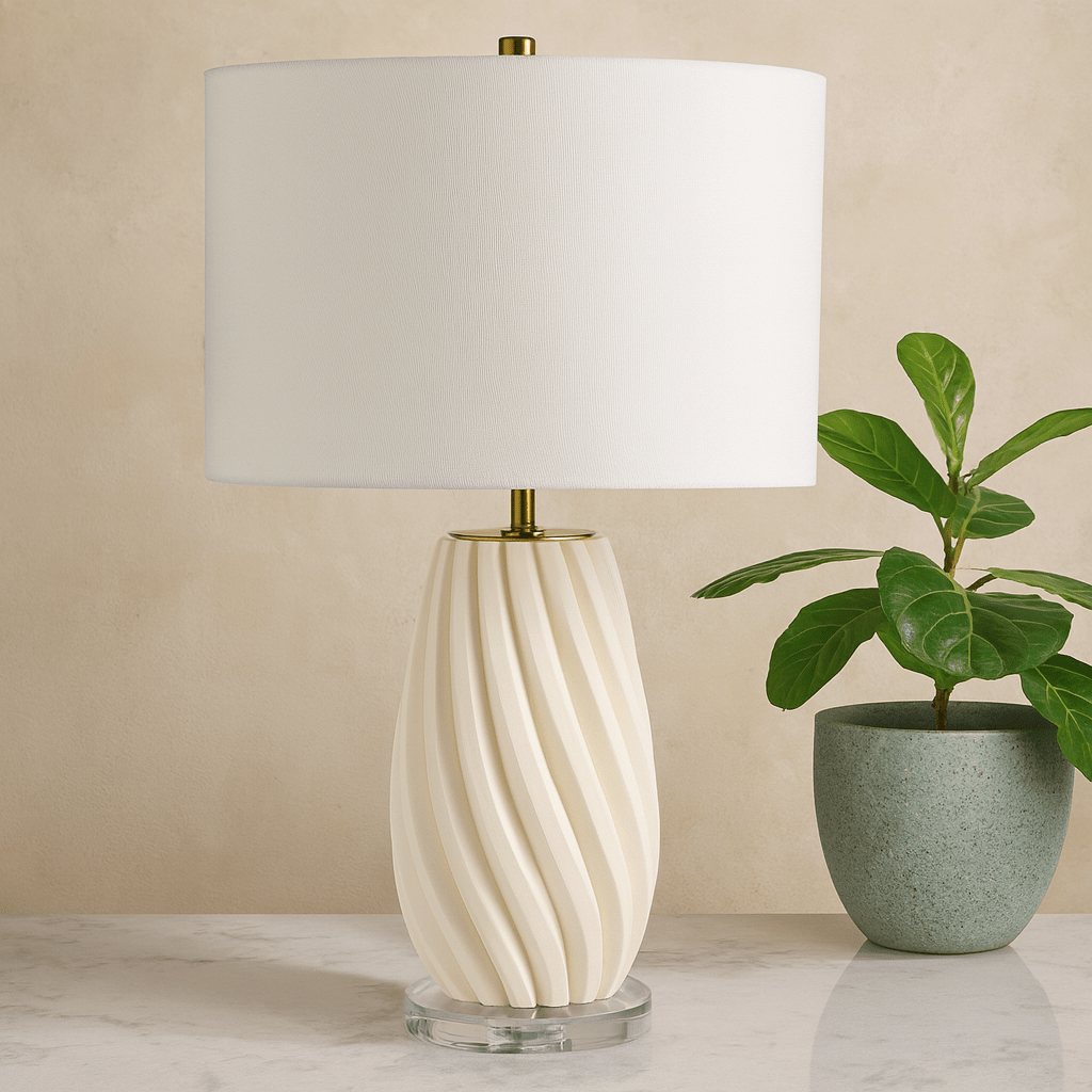 25" MOORCRAFT 3D PRINTED TABLE LAMP