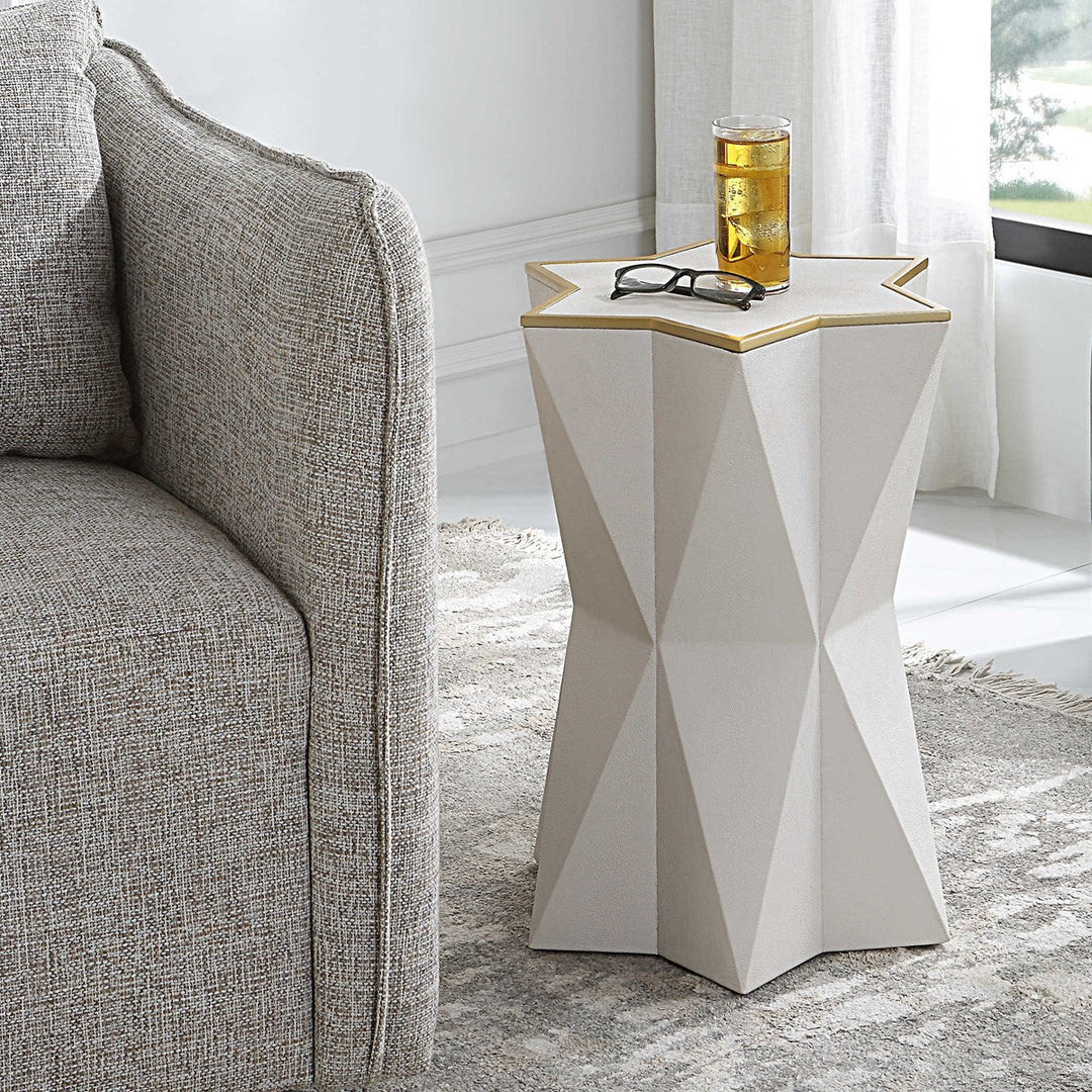 Capella Accent Table, White