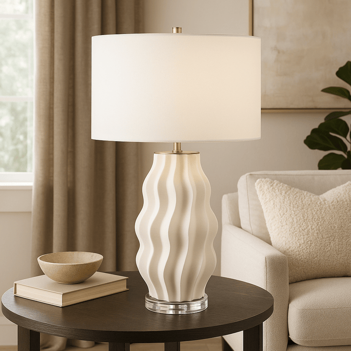 25.5" POWELL 3D PRINTED TABLE LAMP