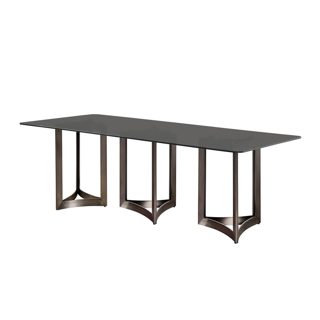 Alexa Glass Top Dining Table