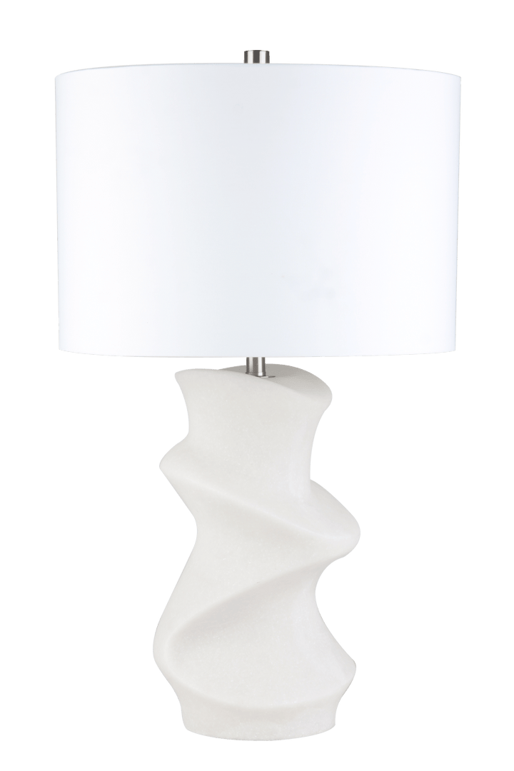 26" MONIQUE QUARTZ RESIN TABLE LAMP