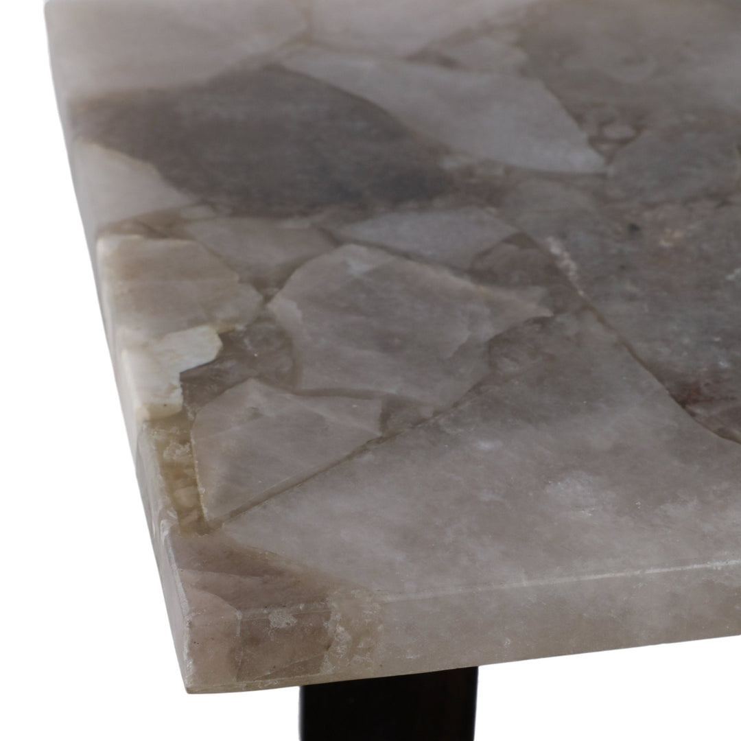 26" ROLLA SMOKEY QUARTZ LARGE COCKTAIL TABLE