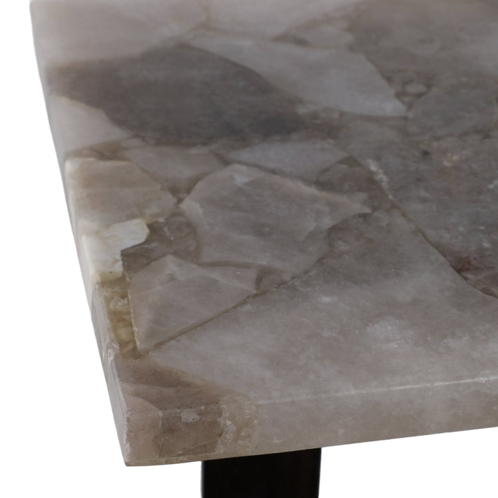 26" ROLLA SMOKEY QUARTZ LARGE COCKTAIL TABLE