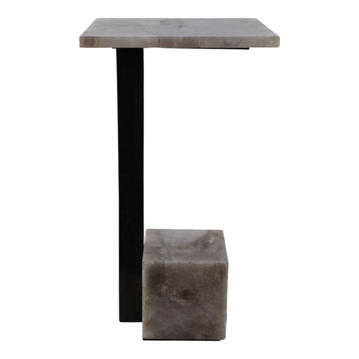 26" ROLLA SMOKEY QUARTZ LARGE COCKTAIL TABLE