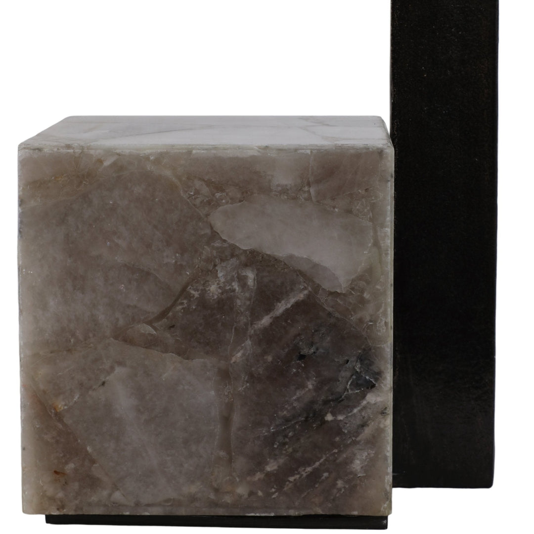 26" ROLLA SMOKEY QUARTZ LARGE COCKTAIL TABLE