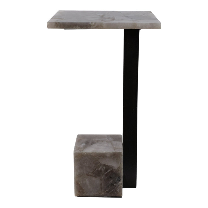 26" ROLLA SMOKEY QUARTZ LARGE COCKTAIL TABLE