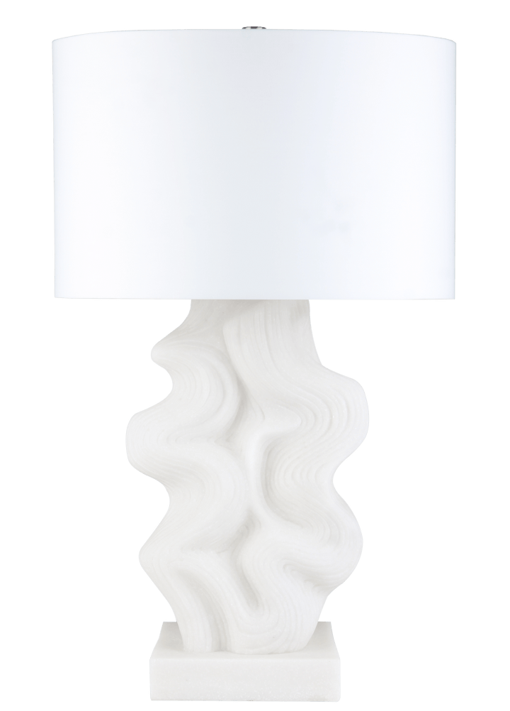 26.5" LYMAN QUARTZ RESIN TABLE LAMP