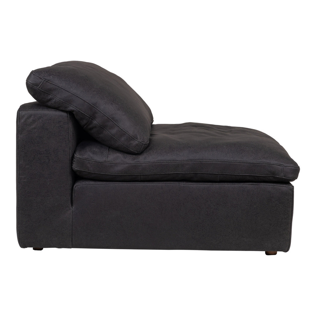 Clay Slipper Chair Nubuck Leather Black