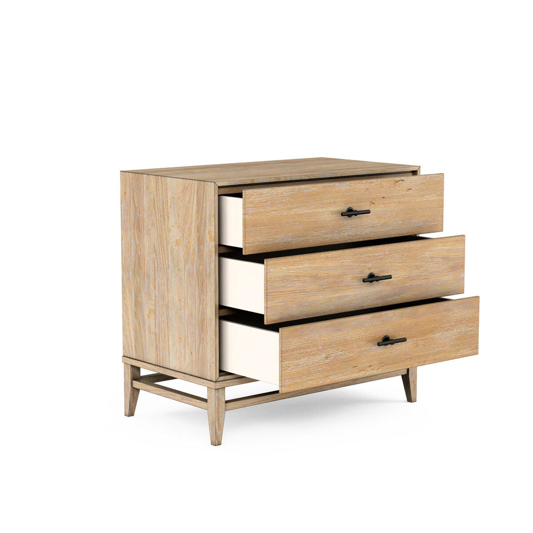 Frame Three Drawers Bedside Chest