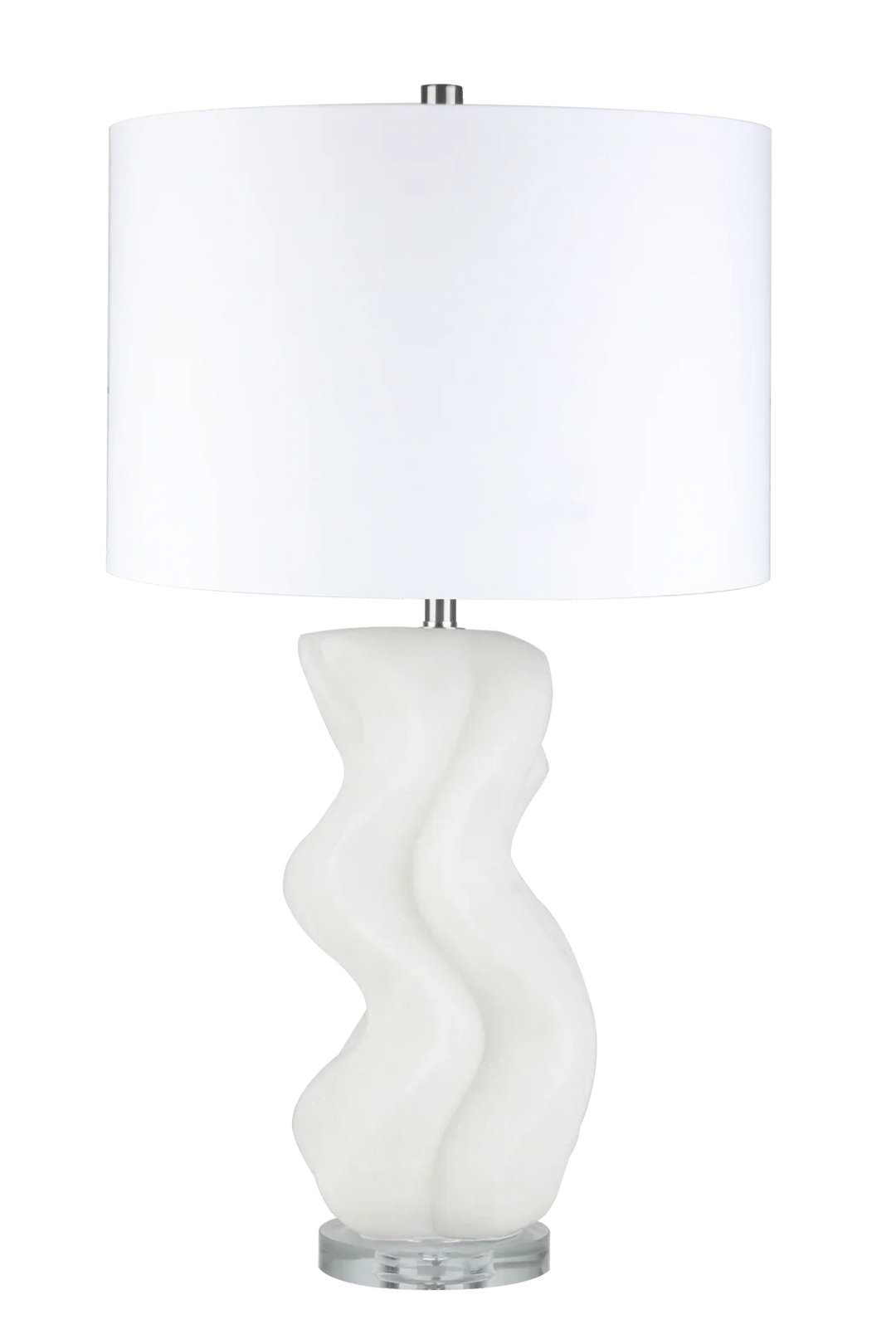 Loreo Sofa Set with 2 Free 28" LOVELL QUARTZ RESIN TABLE LAMP