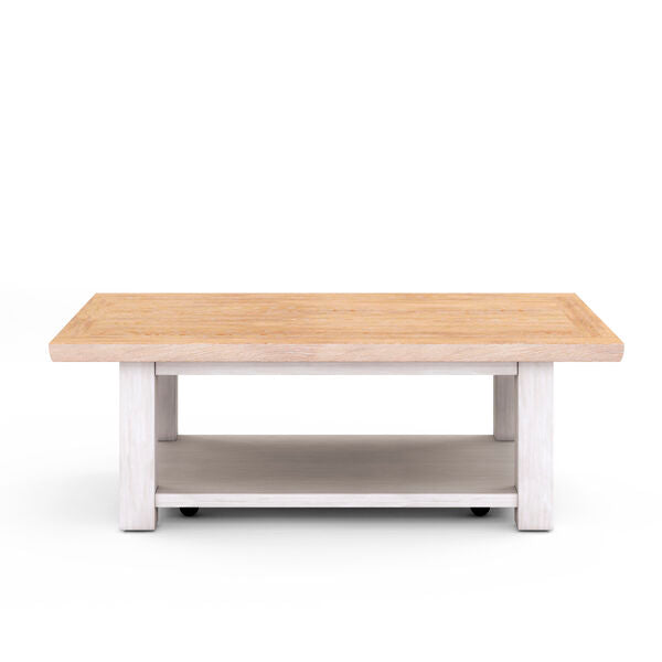 Post Rectangular Cocktail Table