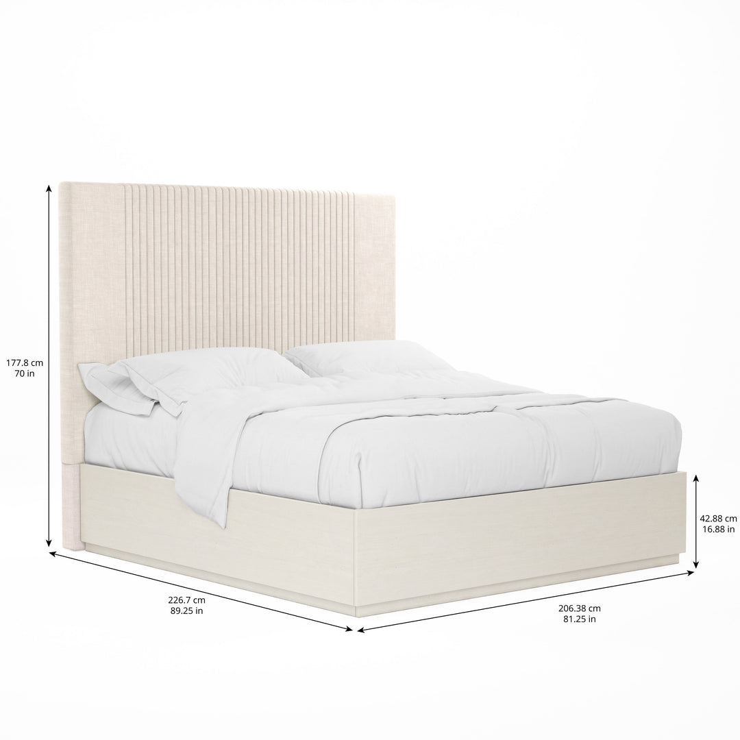 Blanc - Upholstered Panel Bed - Bedroom Set - 1