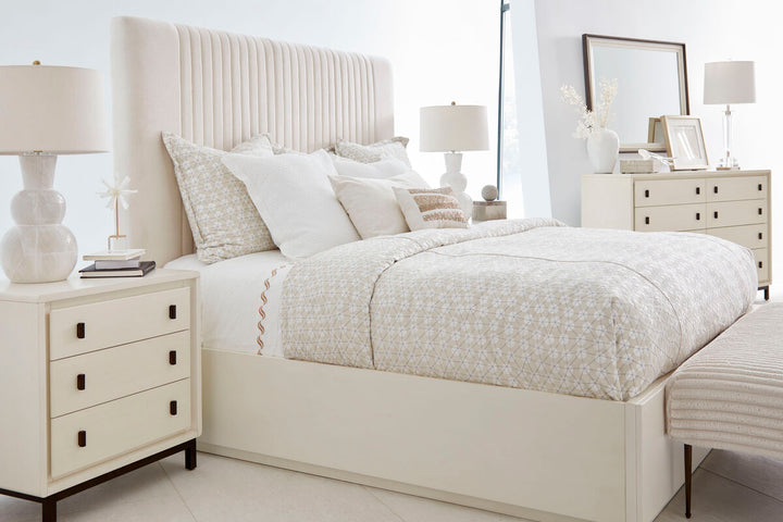 Blanc - Upholstered Panel Bed - Bedroom Set - 1