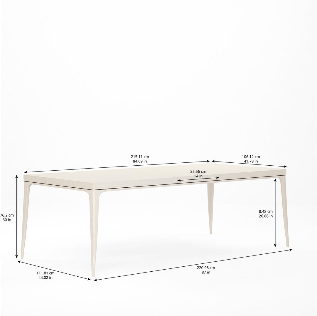 Blanc - Rectangular Table - Dining Set - 1